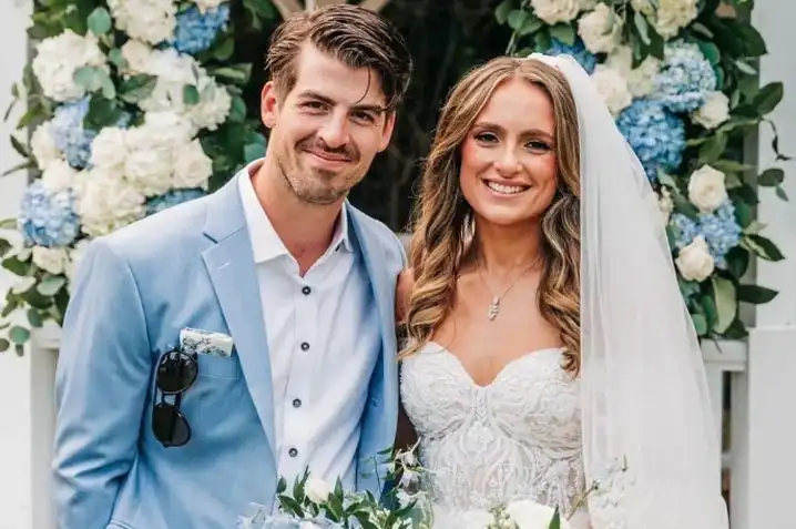 Conor Garland  and his wife Meghan McInnis