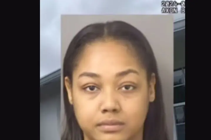 Destiny Harris is detained due to unemployment fraud