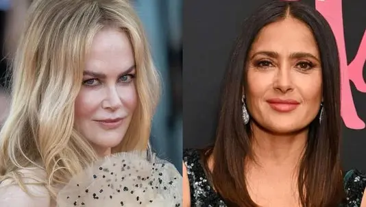 Nicole Kidman and Salma Hayek